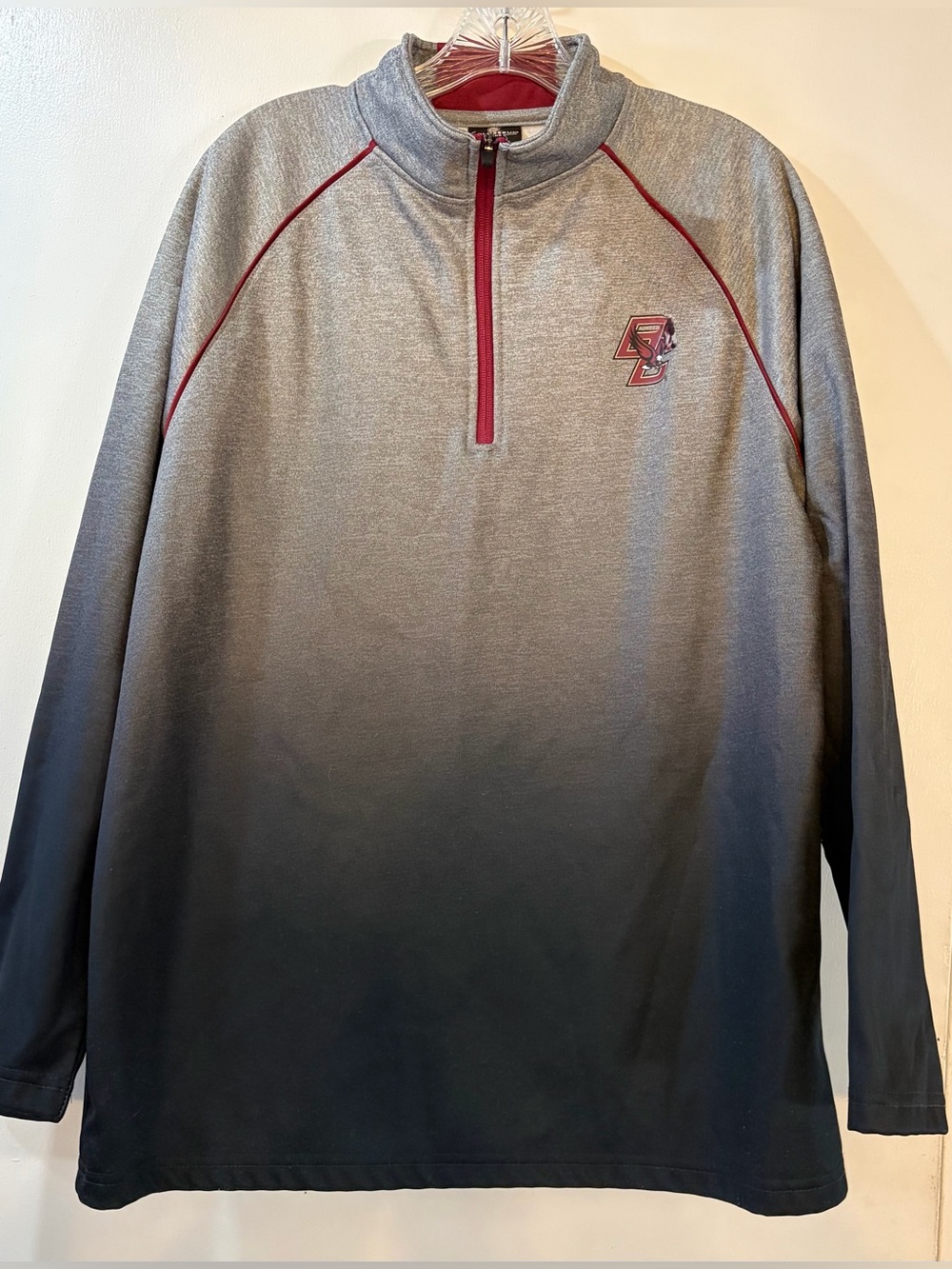 Colosseum Boston College Eagles 1/4 Zip Pullover Mens Sz Large